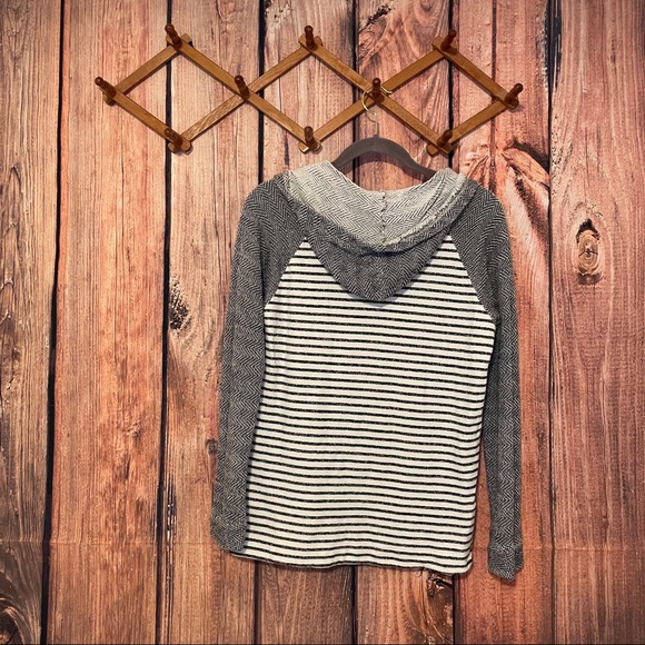 Splendid West Shore Striped Hooded Sweater - Picture 3 of 8